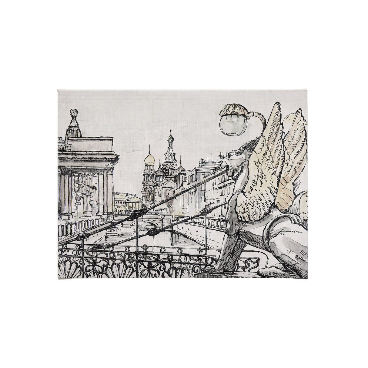 Travel memories III by Mercana Studio a Hand Embellished Textured Canvas from Mercana - Luna Furniture