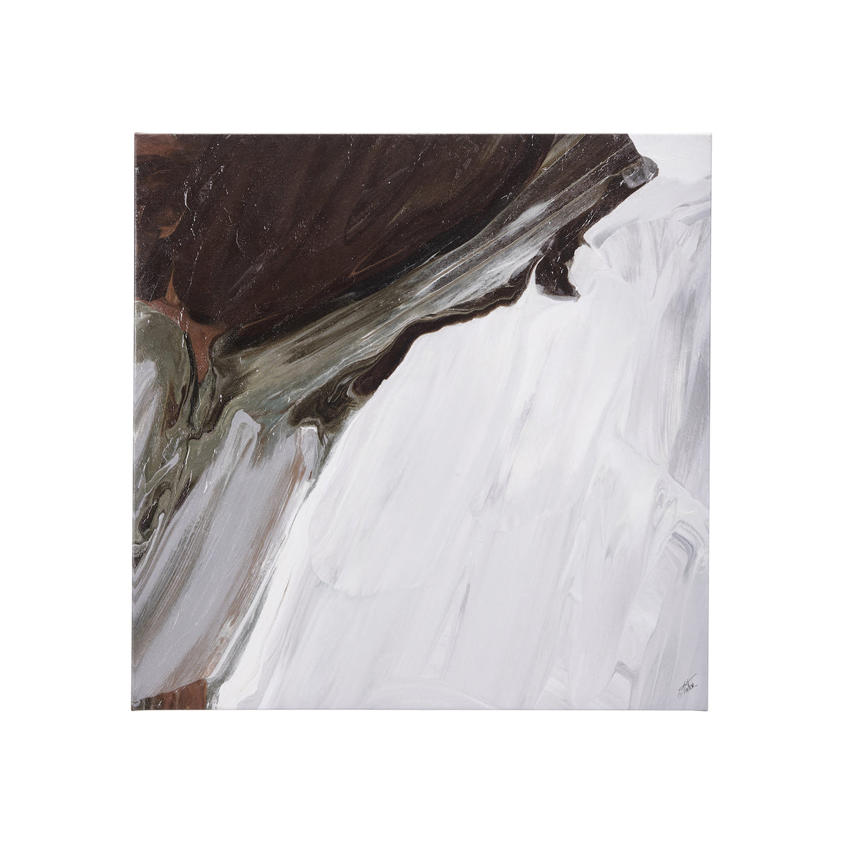 Harmonic V by Mercana Studio a Hand Embellished Textured Canvas from Mercana - Luna Furniture