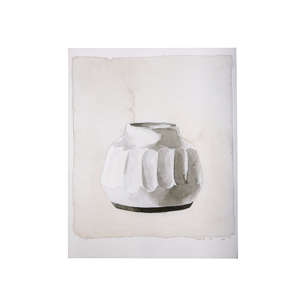 Vessel I by Mercana Studio a Hand Embellished Textured Canvas from Mercana - Luna Furniture