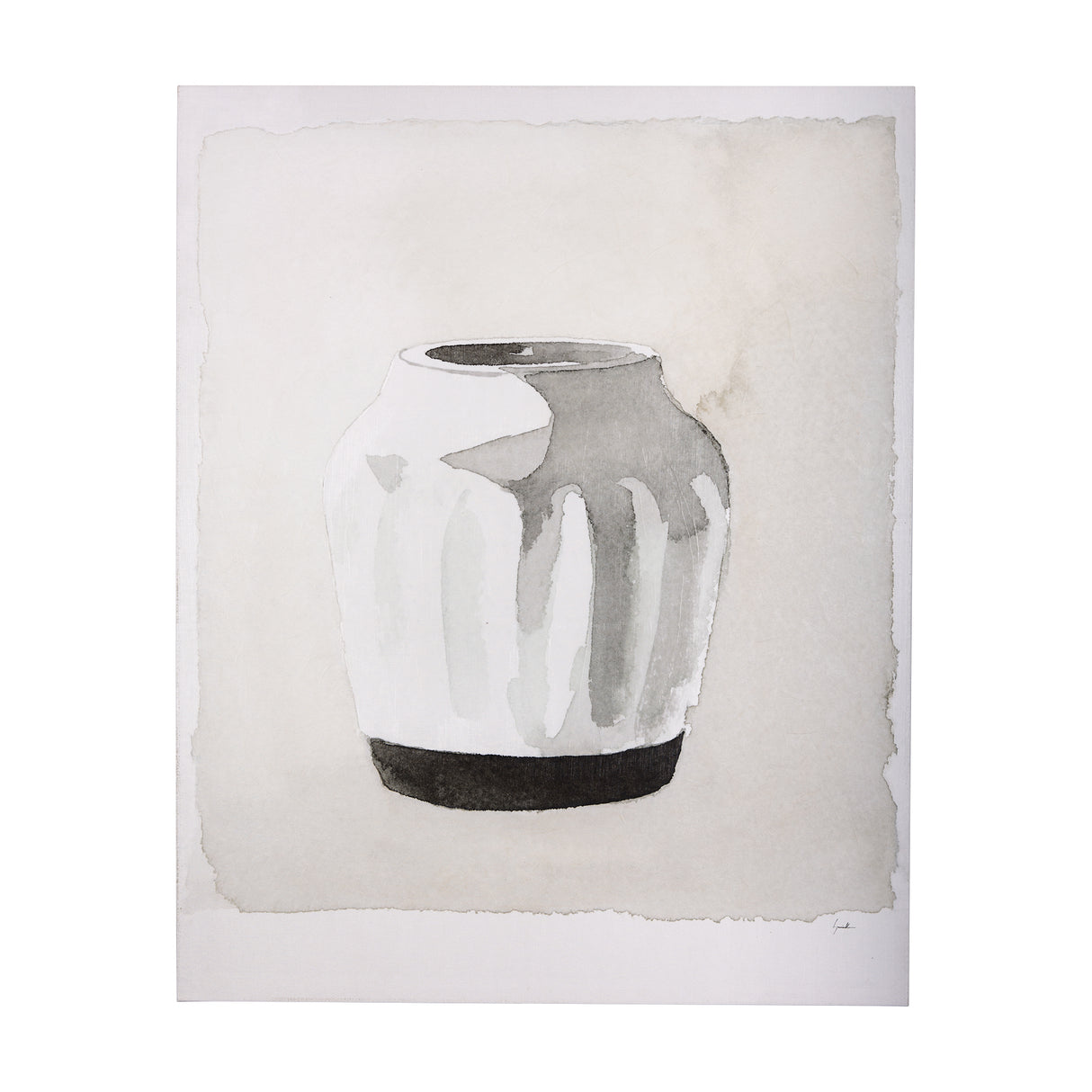 Vessel II by Mercana Studio a Hand Embellished Textured Canvas from Mercana - Luna Furniture