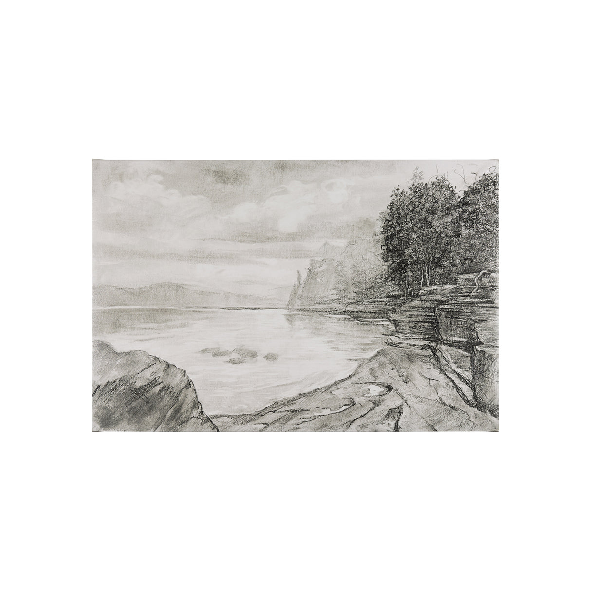 West Coast Chronicles II by Mercana Studio a Hand Embellished Textured Canvas from Mercana - Luna Furniture