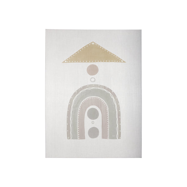 Pavilion Neutral I by Mercana Studio a Hand Embellished Textured Canvas