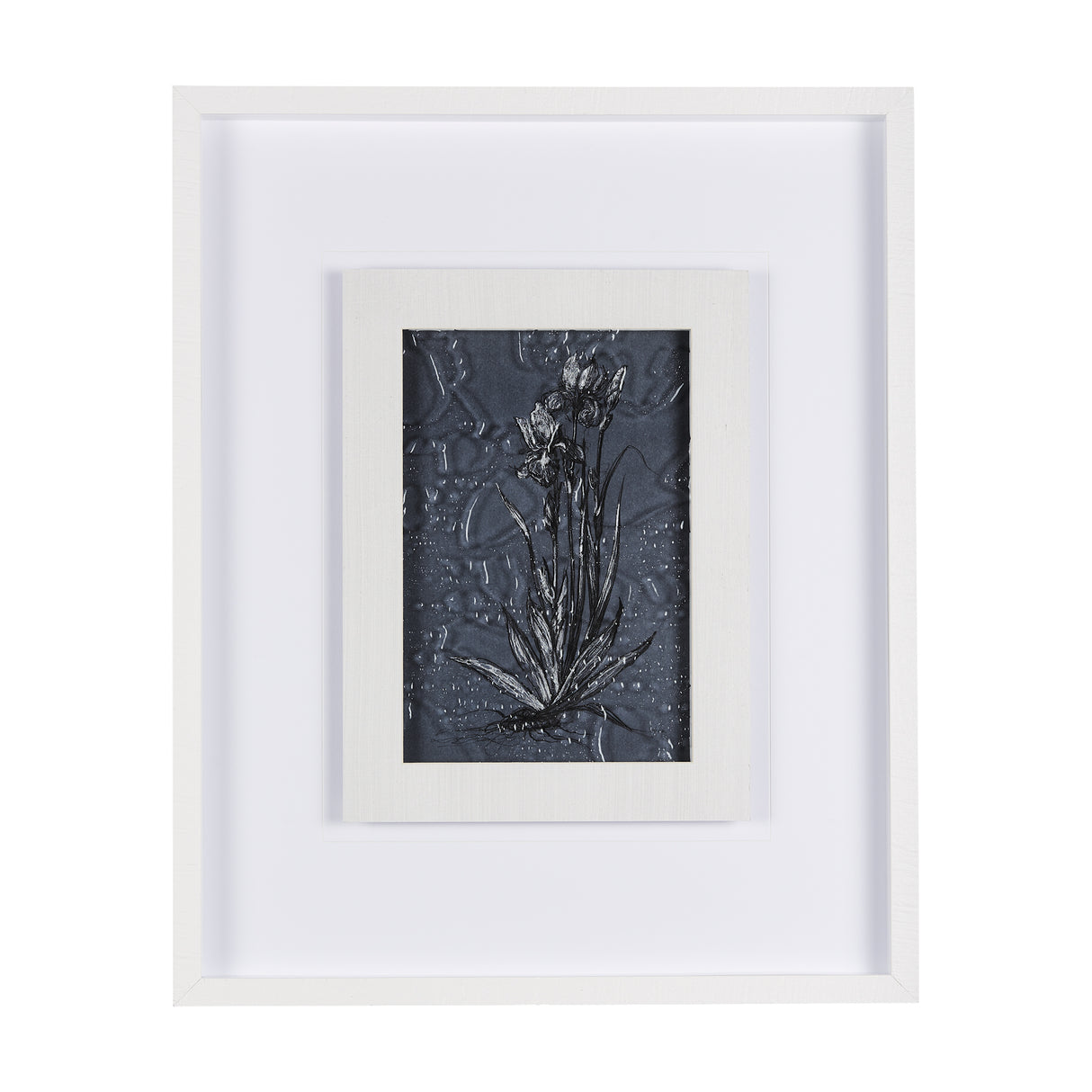 Botanical sketches IV (Blue) by Mercana Studio Hand Embellished Framed Art Print Matted under Glass from Mercana - Luna Furniture