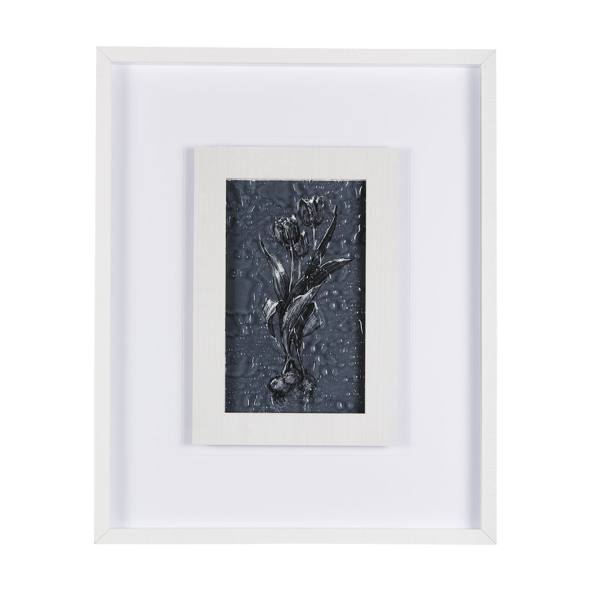 Botanical sketches I (Blue) by Mercana Studio Hand Embellished Framed Art Print Matted under Glass from Mercana - Luna Furniture