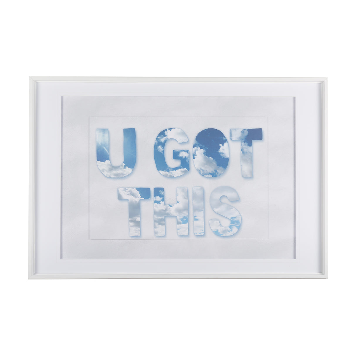 Simple Voice -This by Mercana Studio a Framed Art Print Matted under Glass from Mercana - Luna Furniture