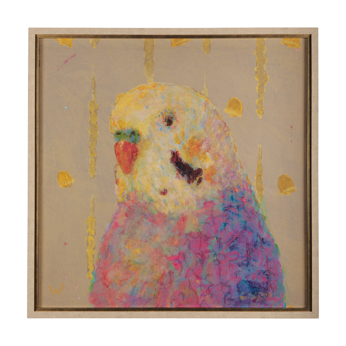 Pop Birds - Flight by Mercana Studio Hand Embellished Textured Framed Art Print Matted under Glass from Mercana - Luna Furniture