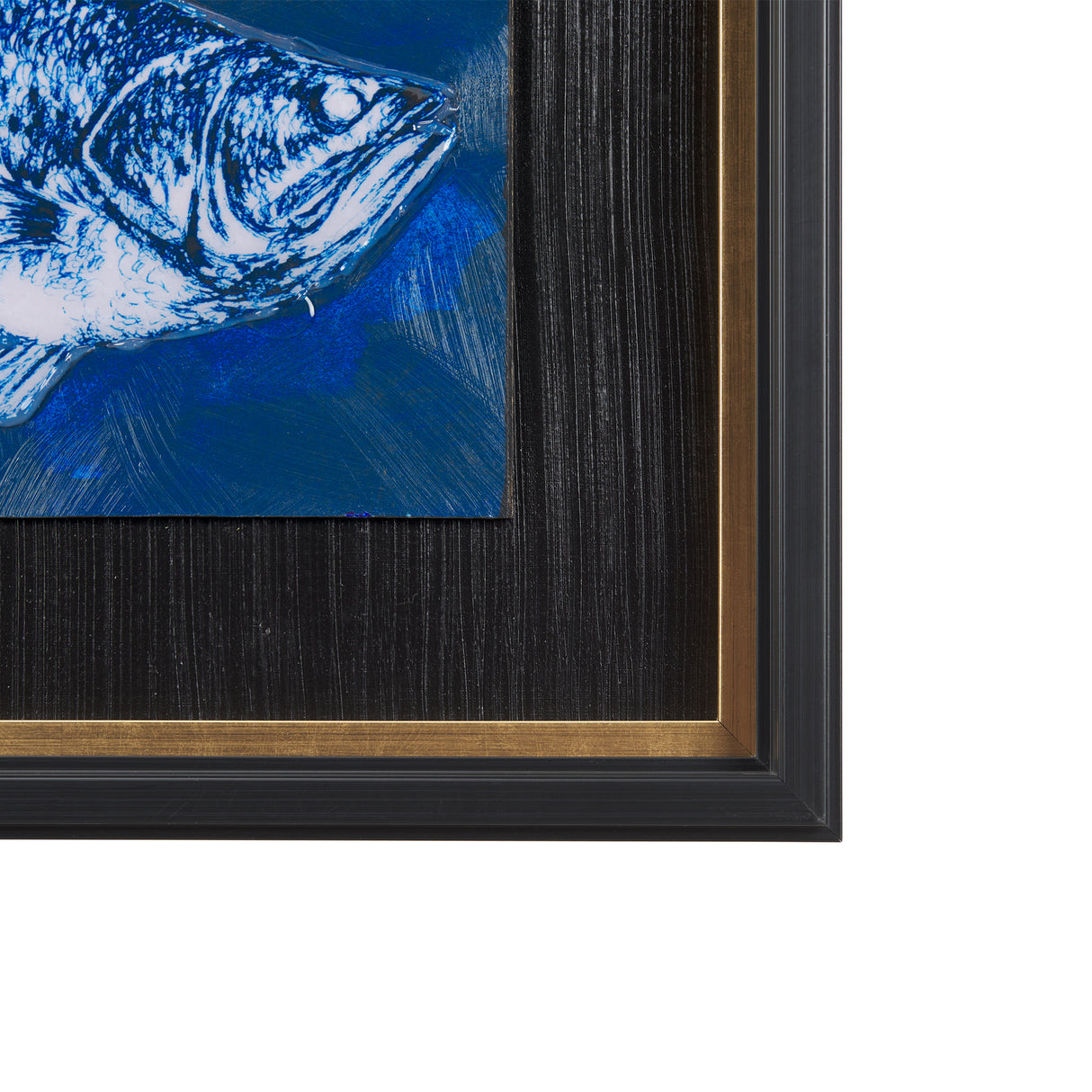 Largemouth Bass Print 4 in 1 by Mercana Studio a Hand Embellished Textured Framed Art Print from Mercana - Luna Furniture