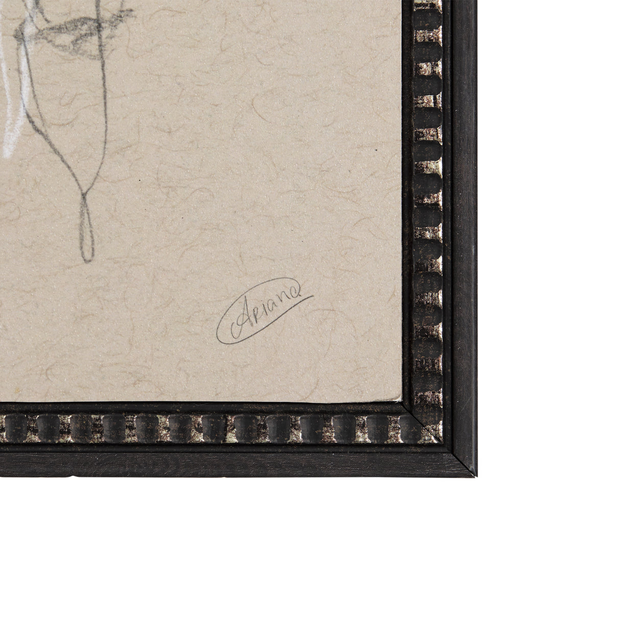 Sketch of Animal VII (Horse) by Mercana Studio a Hand Embellished Textured Framed Art Print from Mercana - Luna Furniture