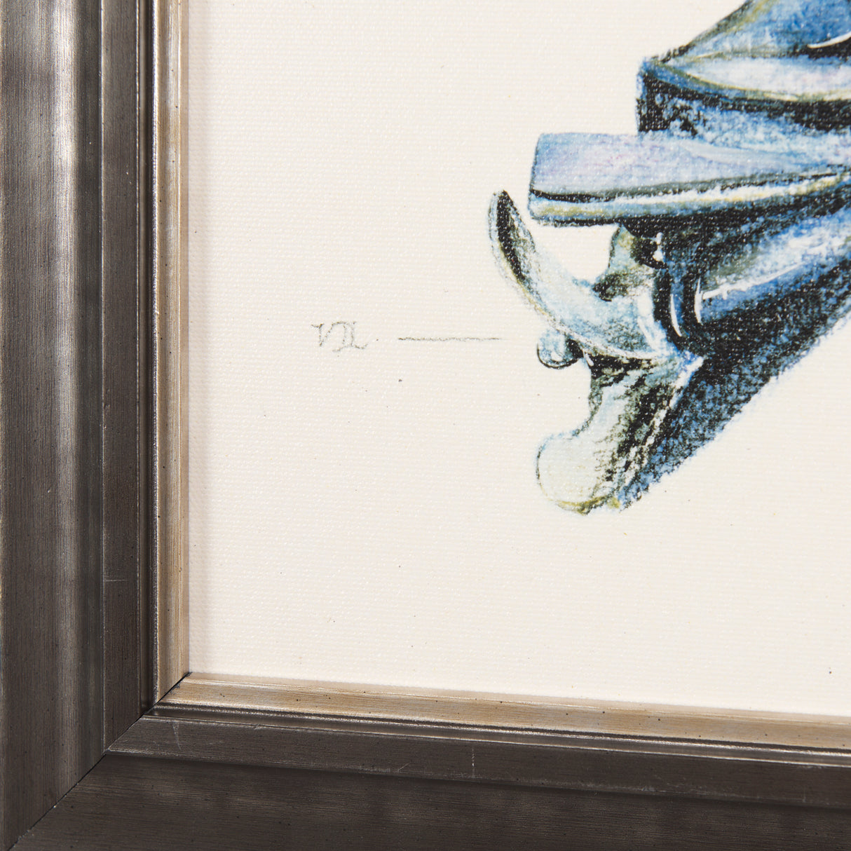 Fishing Lure by Mercana Studio a Hand Embellished Textured Framed Art Print from Mercana - Luna Furniture