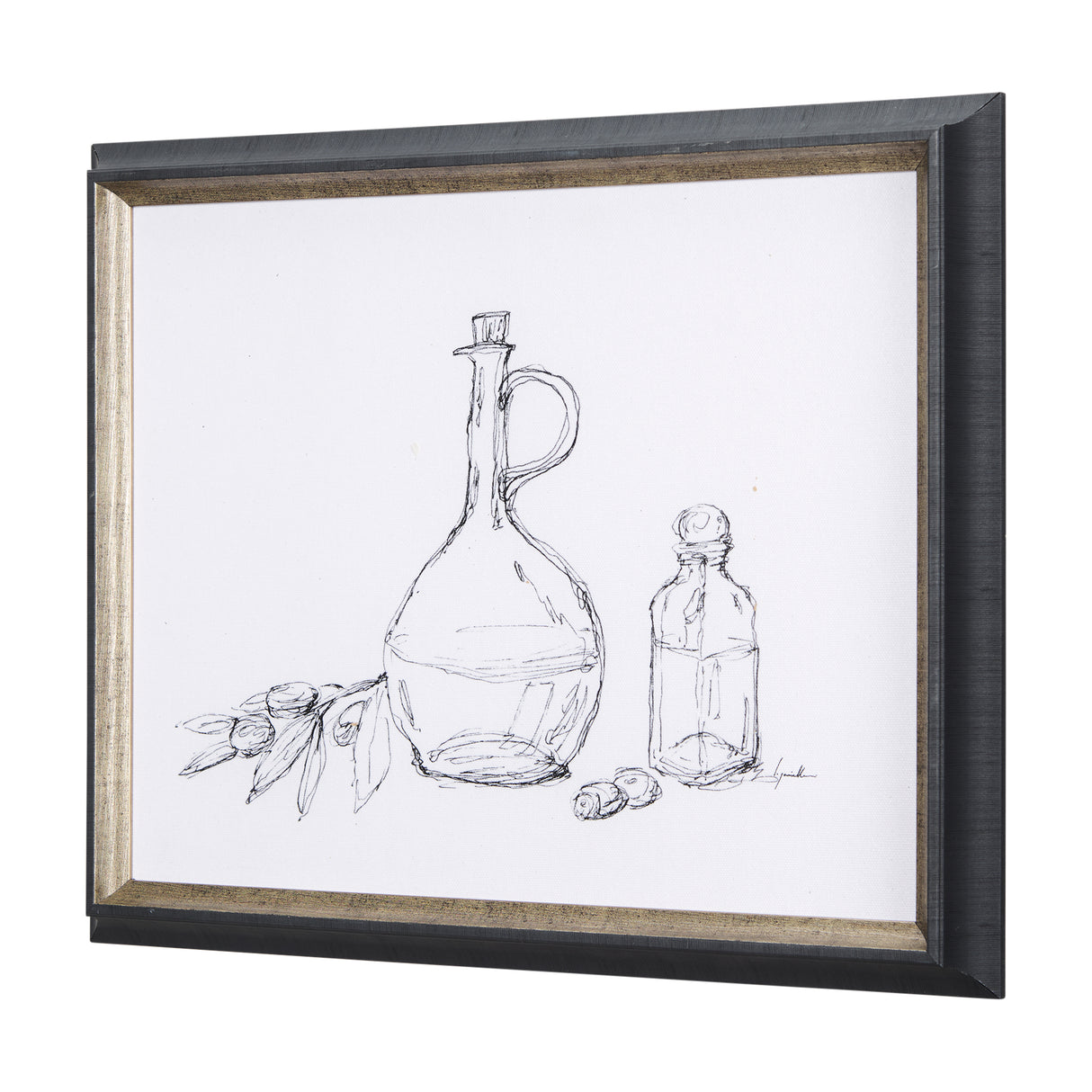Herb Sketch I ,II by Mercana Studio a Hand Embellished Textured Framed Art Print from Mercana - Luna Furniture