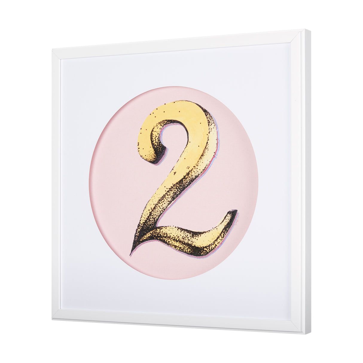 Numbers II by Mercana Studio a Hand Embellished Textured Framed Art Print Matted under Glass from Mercana - Luna Furniture