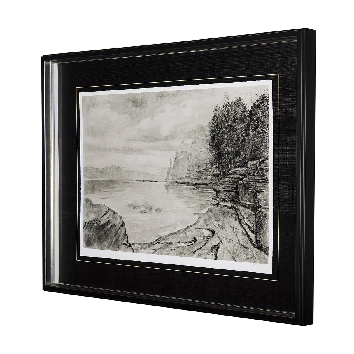 West coast chronicles II by Mercana Studio Hand Embellished Framed Art Print Matted under Glass from Mercana - Luna Furniture