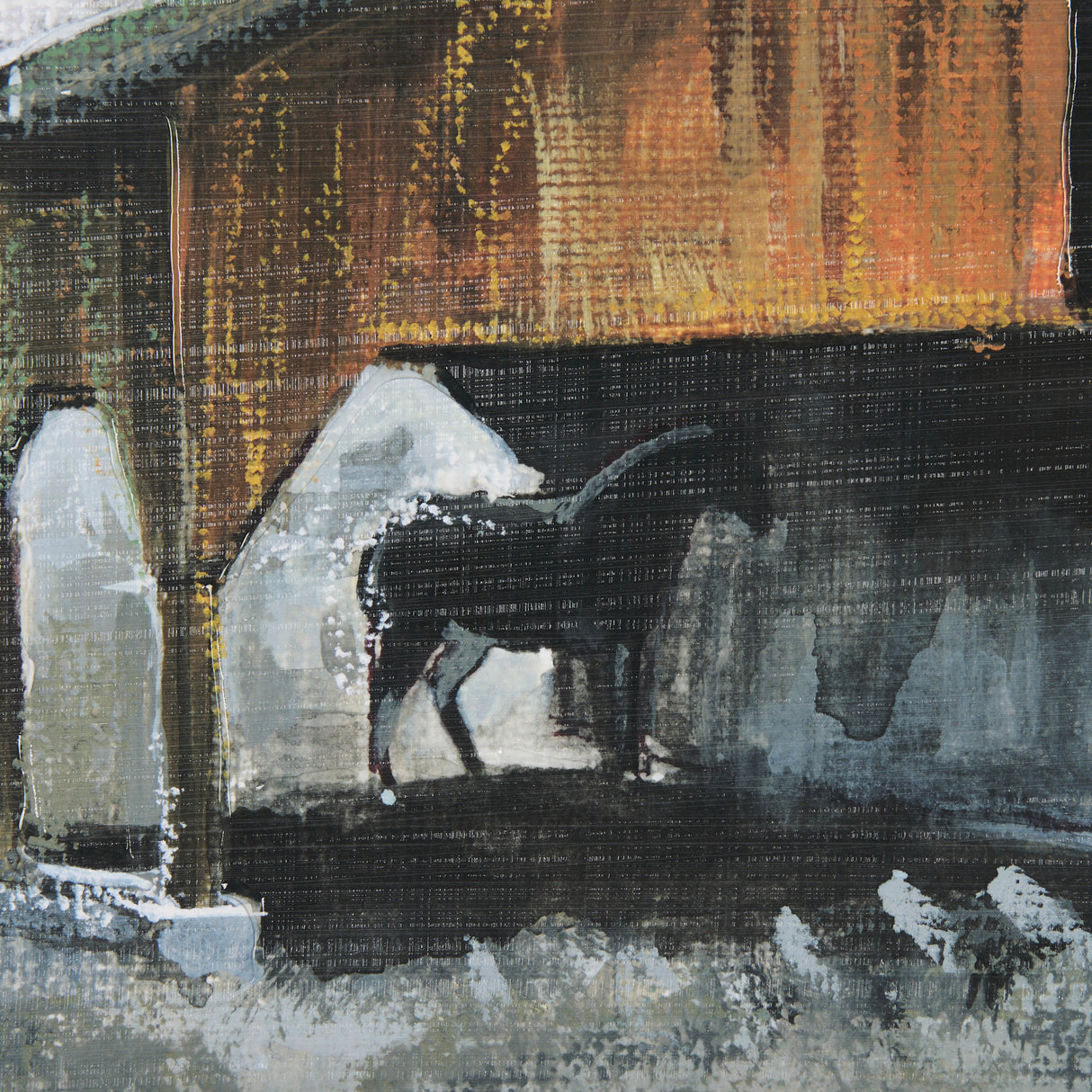 Old Barn III by Mercana Studio a Hand Embellished Textured Framed Art Print from Mercana - Luna Furniture