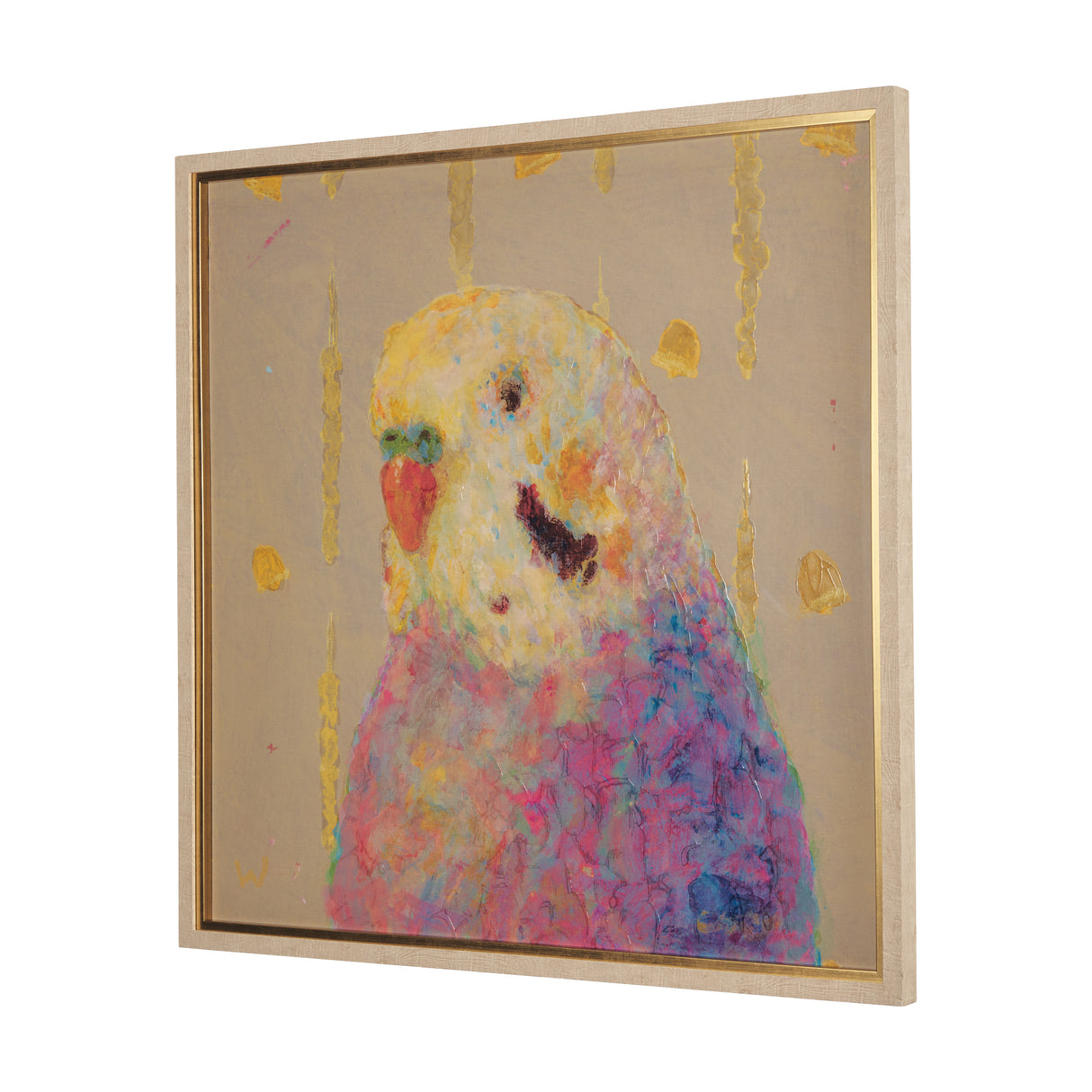 Pop Birds - Flight by Mercana Studio Hand Embellished Textured Framed Art Print Matted under Glass from Mercana - Luna Furniture