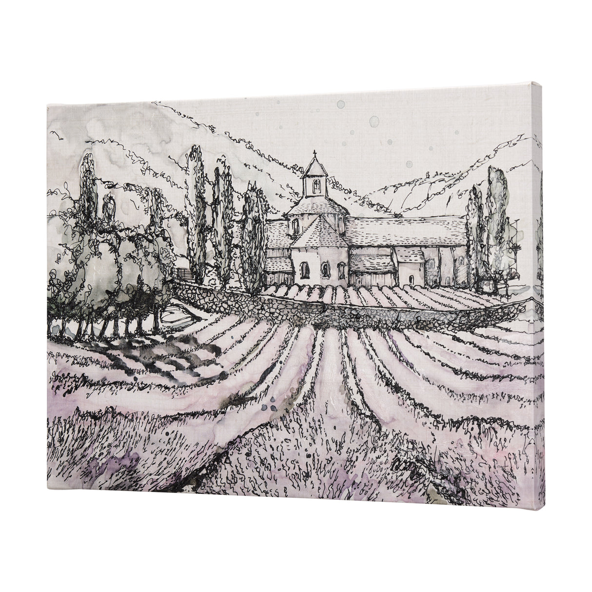 Travel memories II by Mercana Studio a Hand Embellished Textured Canvas from Mercana - Luna Furniture