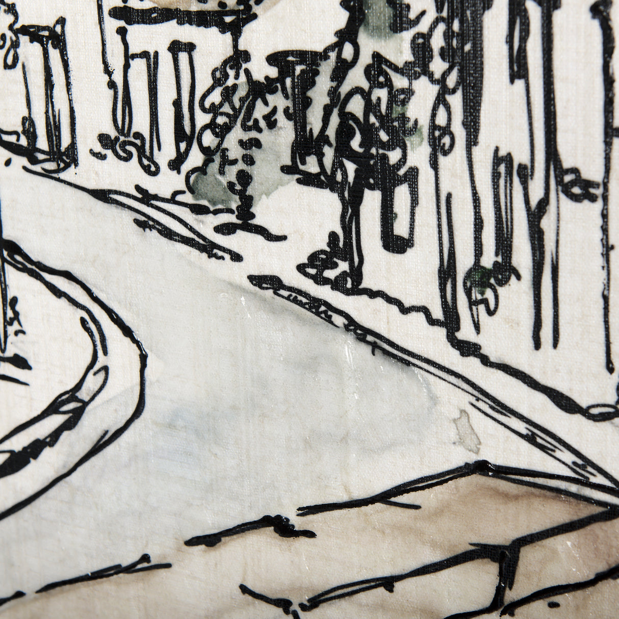 Travel Memories VI by Mercana Studio a Hand Embellished Textured Canvas from Mercana - Luna Furniture