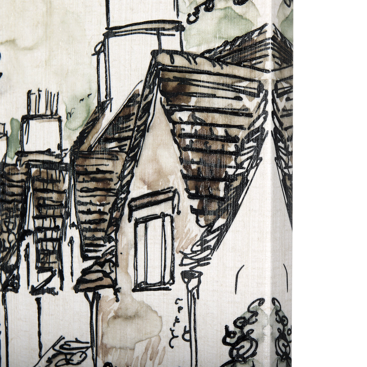 Travel memories VI by Mercana Studio a Hand Embellished Textured Canvas from Mercana - Luna Furniture