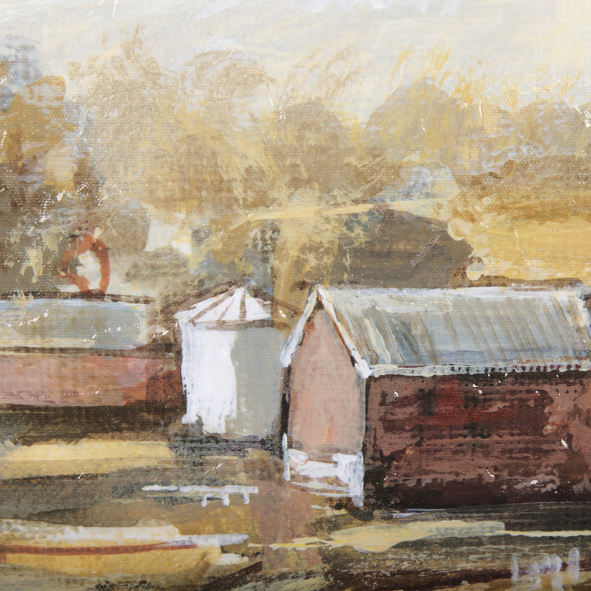 Farmland view I by Mercana Studio a Hand Embellished Textured Framed Canvas from Mercana - Luna Furniture