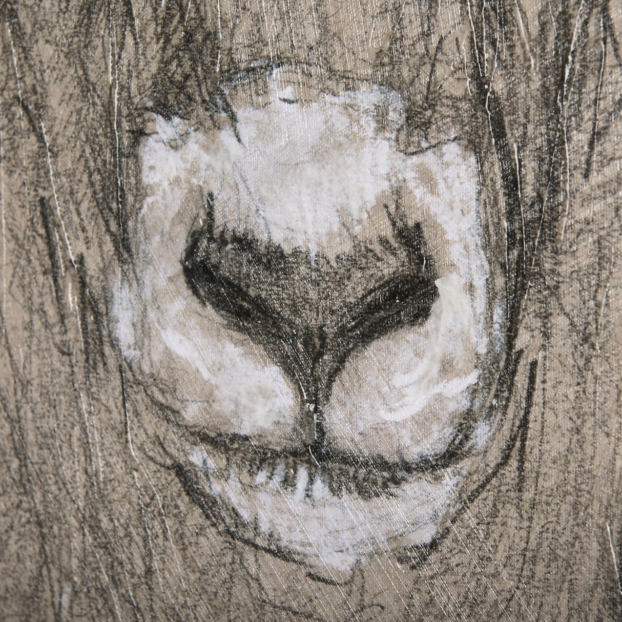 Sketch of animal I (Wild sheep) by Mercana Studio a Hand Embellished Textured Canvas from Mercana - Luna Furniture