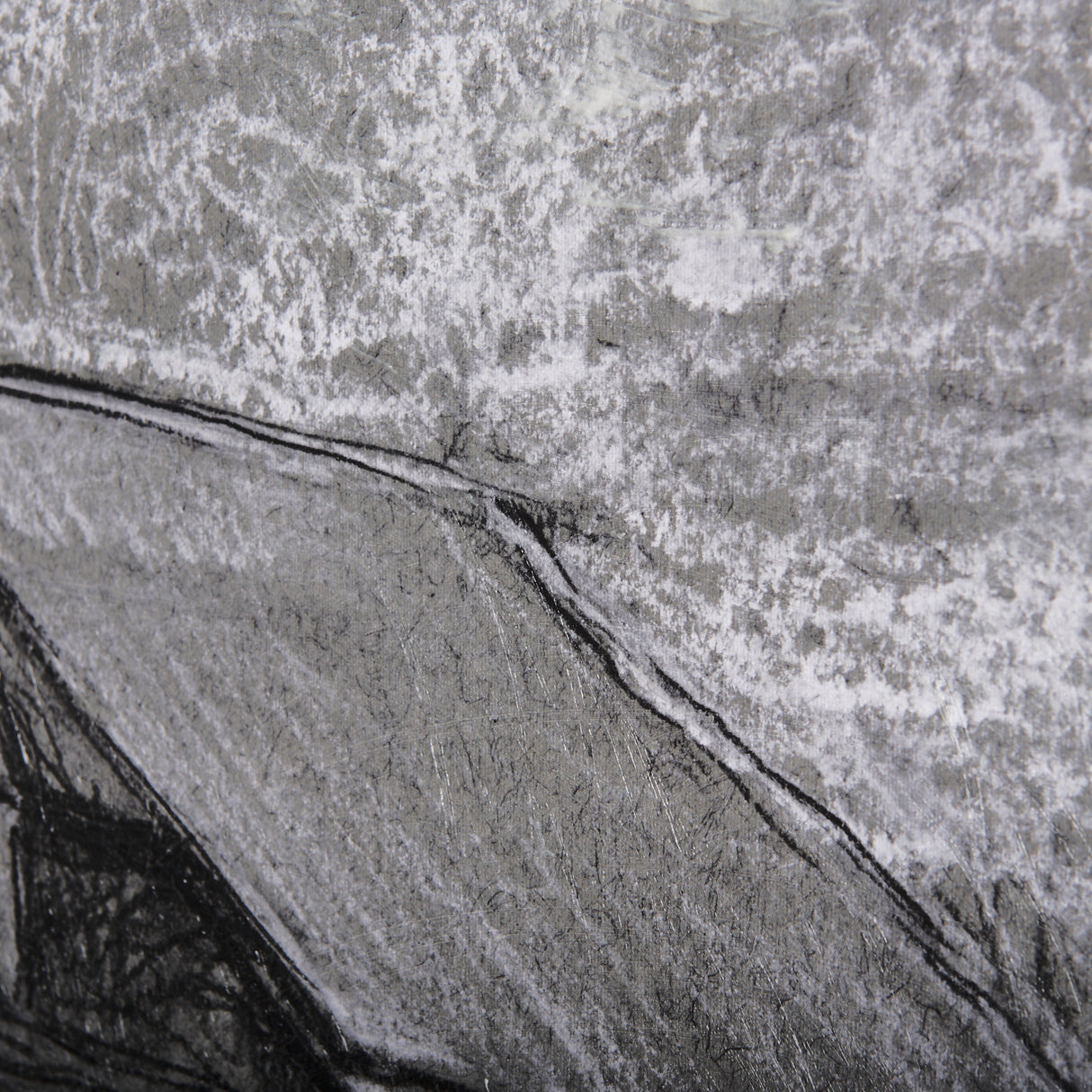 Farm view sketch II by Mercana Studio a Hand Embellished Textured Canvas from Mercana - Luna Furniture