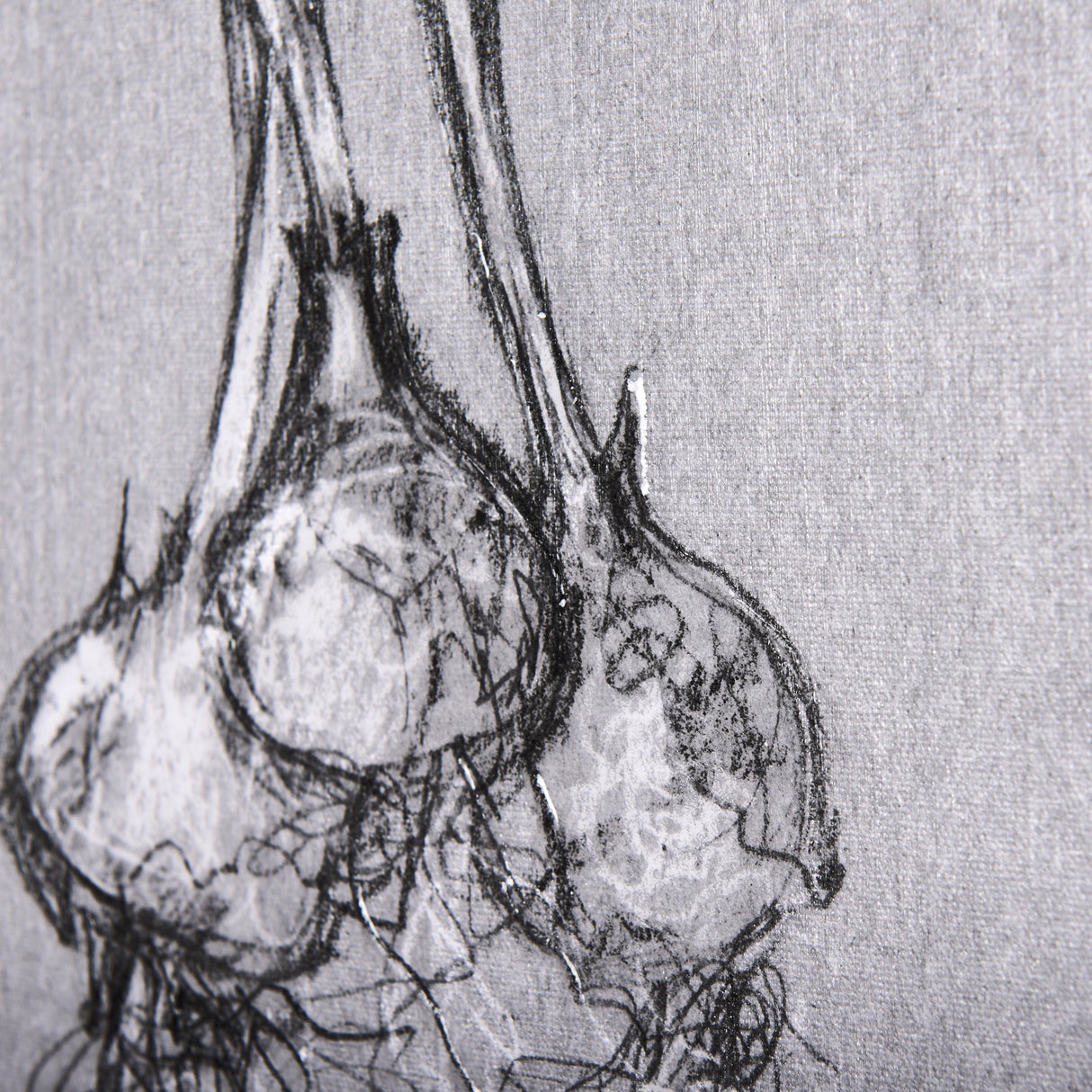Botanical sketches I (Grey) by Mercana Studio a Hand Embellished Textured Canvas from Mercana - Luna Furniture