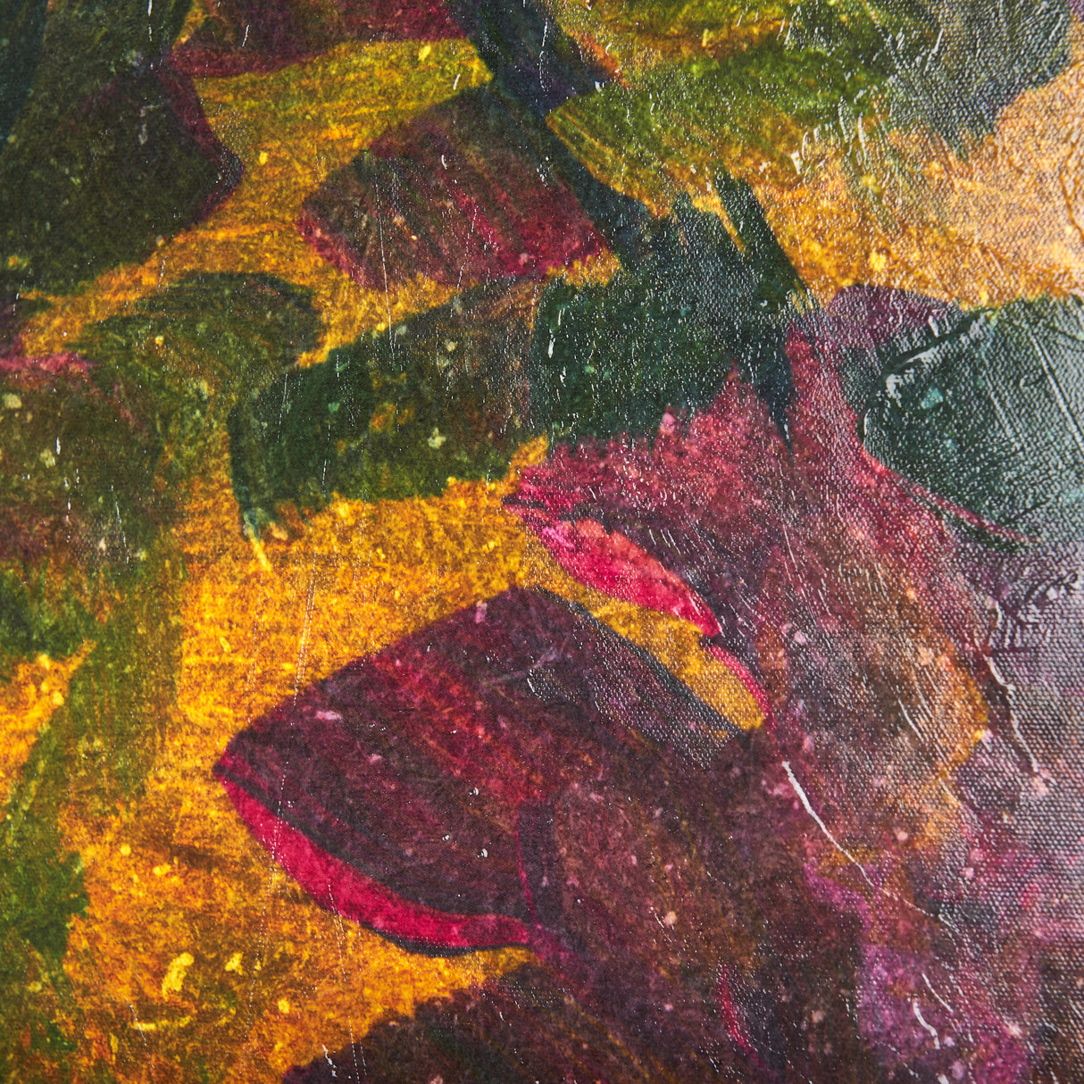 Midnight Flower II by Mercana Studio a Hand Embellished Textured Canvas from Mercana - Luna Furniture