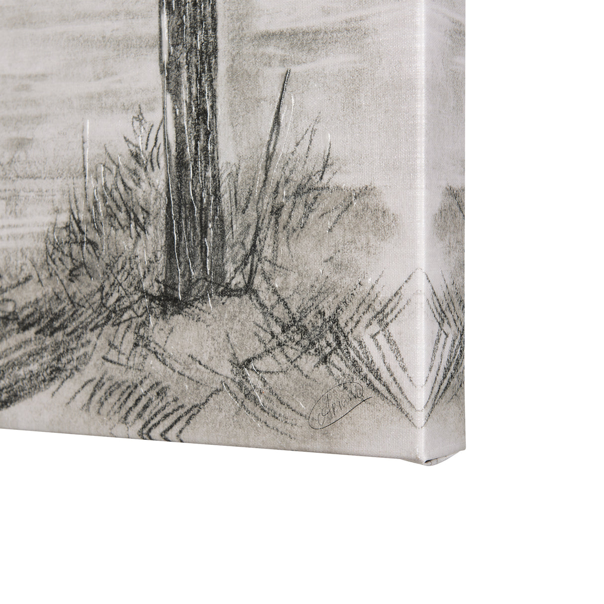 West Coast Chronicles I by Mercana Studio a Hand Embellished Textured Canvas from Mercana - Luna Furniture