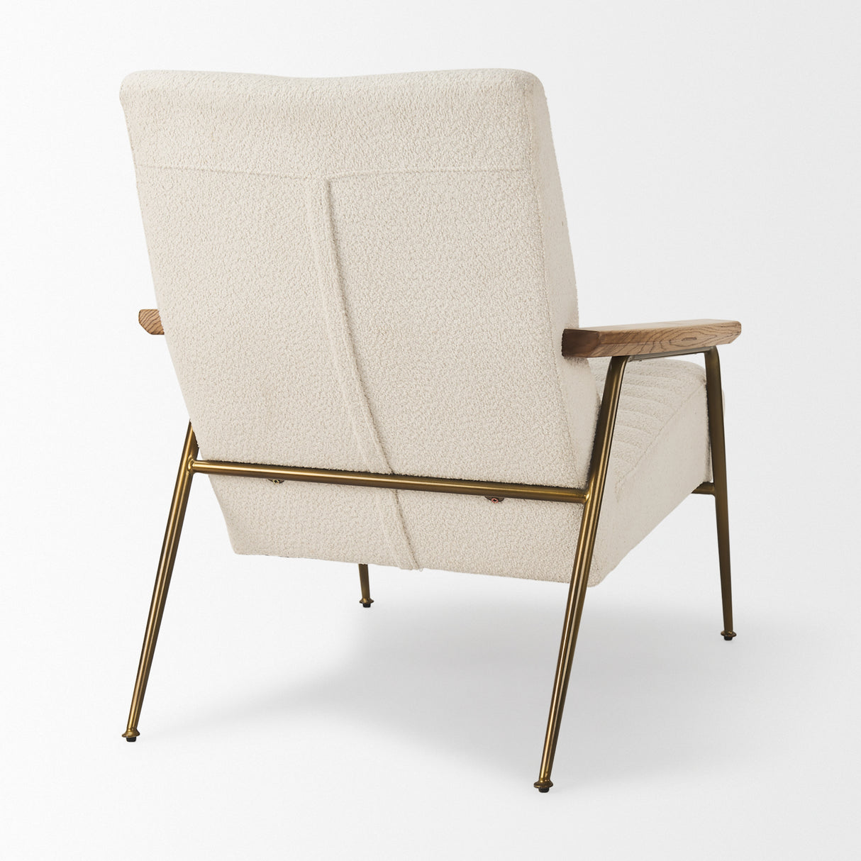 Grosjean Cream Boucle Accent Chair from Mercana - Luna Furniture