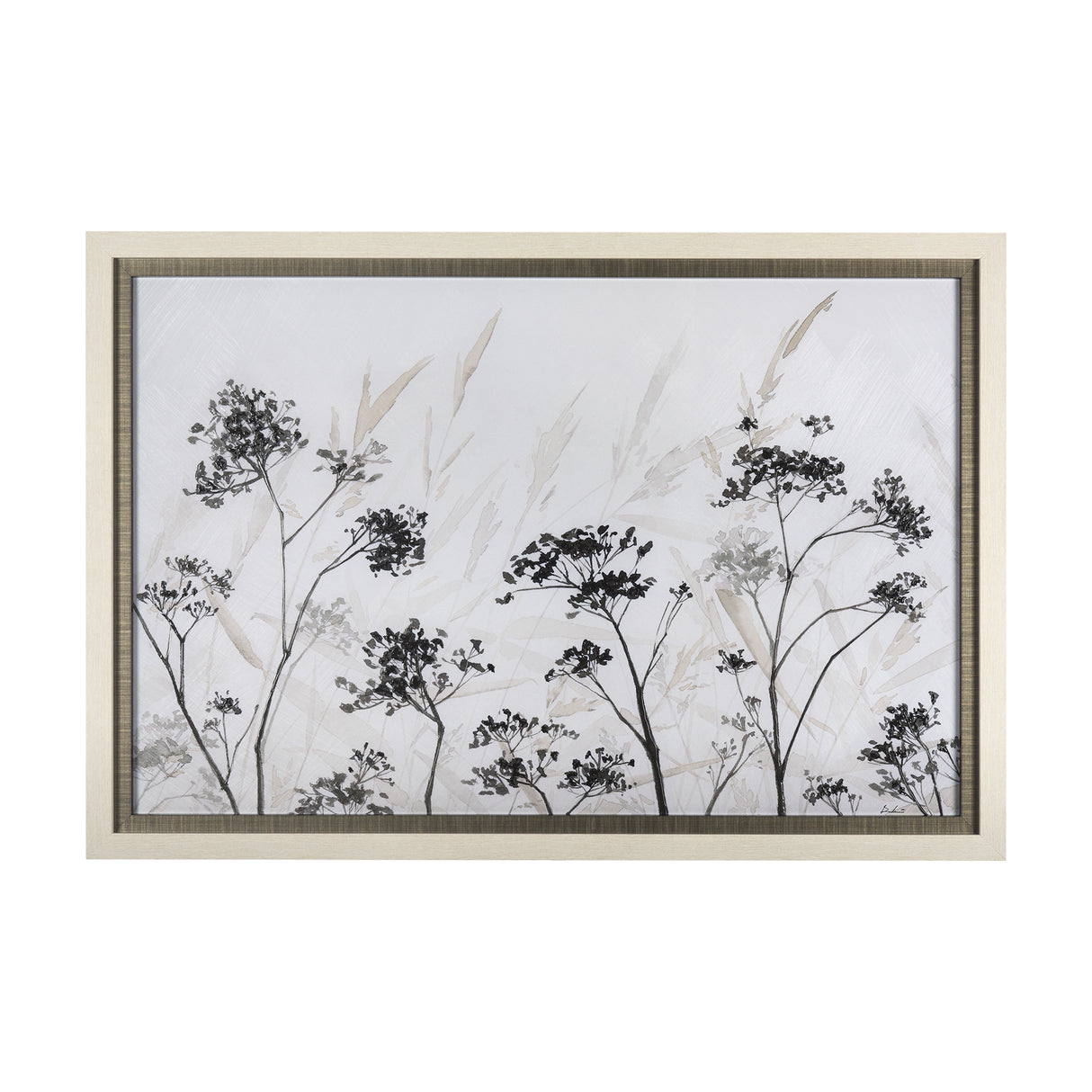 Meadow by Mercana Studio a Hand Embellished Textured Framed Art Print Matted under Glass from Mercana - Luna Furniture