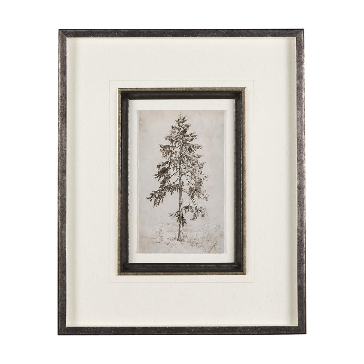 Westcoast Tree Drawing II by Mercana Studio Hand Embellished Framed Art Print Matted under Glass from Mercana - Luna Furniture