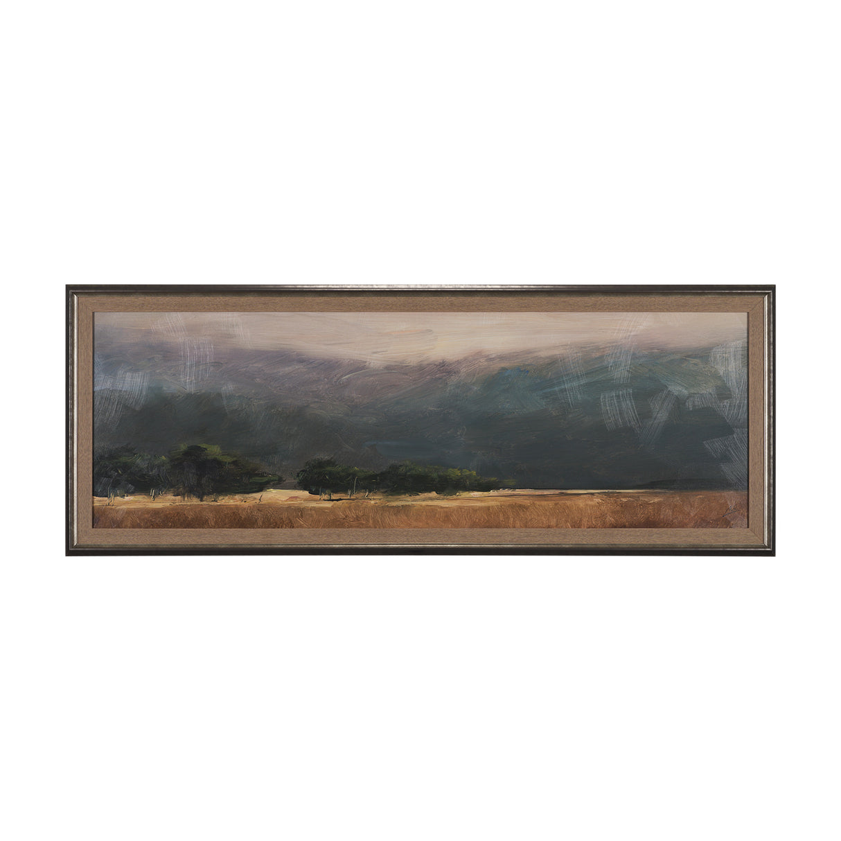 Haze Landscape by Mercana Studio a Hand Embellished Textured Framed Art Print from Mercana - Luna Furniture