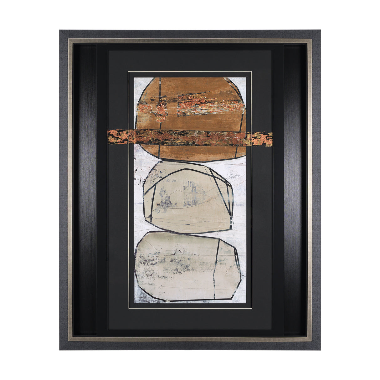 Dim Sum I by Nancy Ngo a Hand Embellished Textured Framed Art Print Matted under Glass from Mercana - Luna Furniture