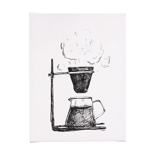 Pour Over by Mercana Studio a Hand Embellished Textured Canvas