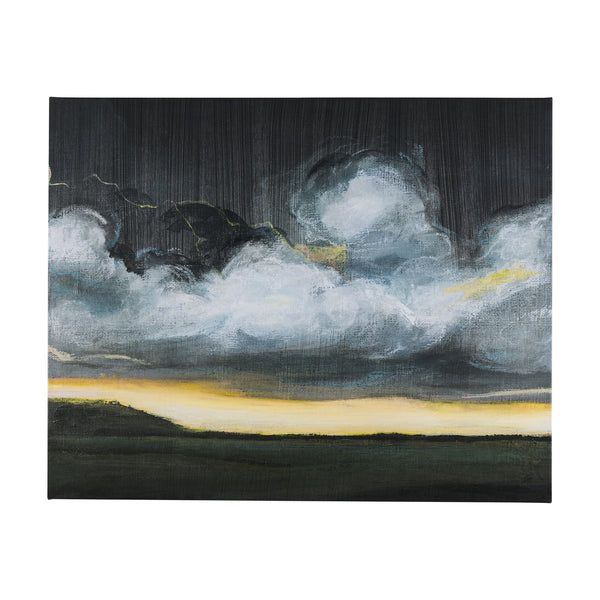 Stormy Skies I by Mercana Studio a Hand Embellished Textured Canvas