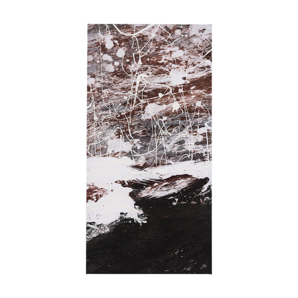 Sakura Rain II by Mercana Studio a Hand Embellished Textured Canvas