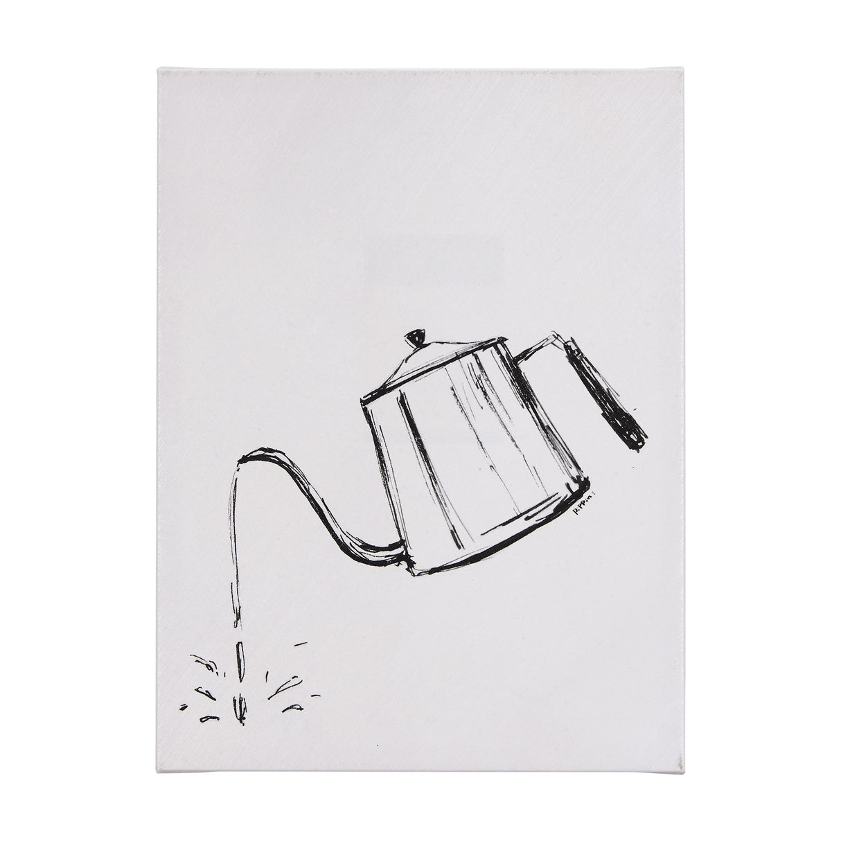 Gooseneck Kettle by Mercana Studio a Hand Embellished Textured Canvas from Mercana - Luna Furniture