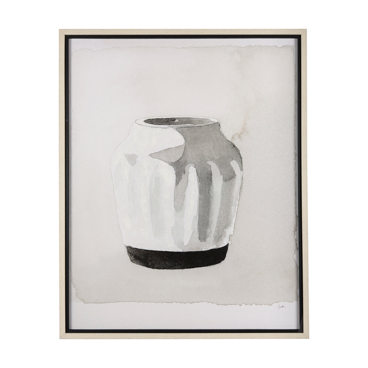VesseII by Mercana Studio a Hand Embellished Textured Framed Art Print Matted under Glass from Mercana - Luna Furniture