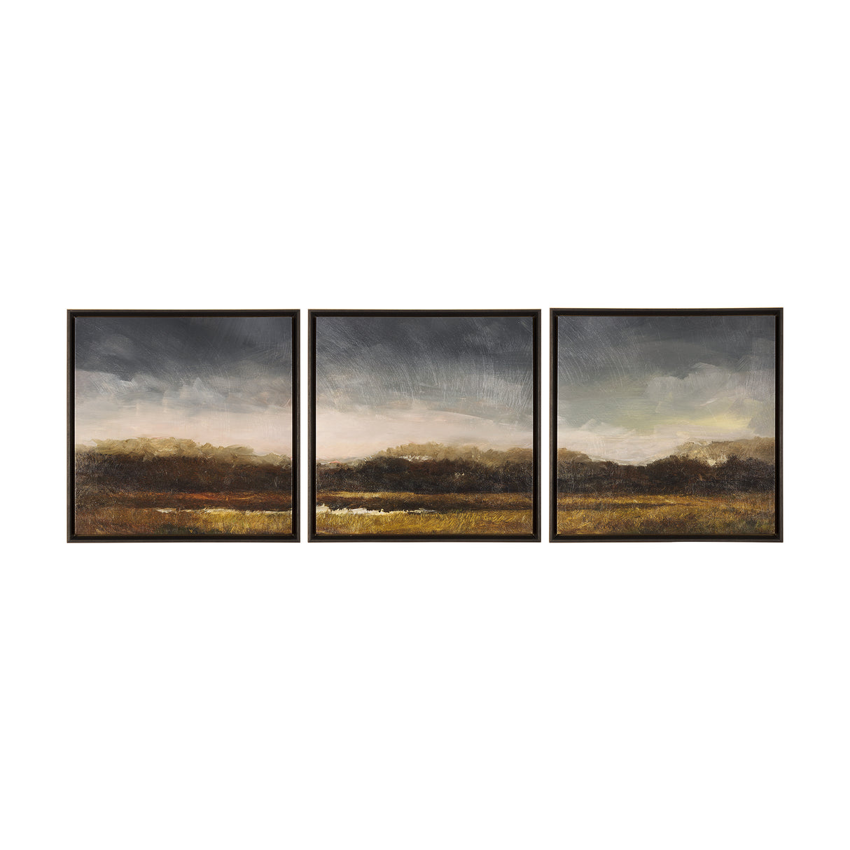 Rainy Landscape by Mercana Studio a Hand Embellished Textured Framed Canvas from Mercana - Luna Furniture