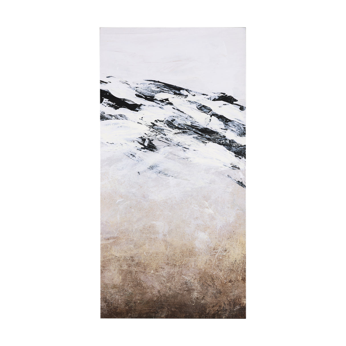 Black Strokes III by Mercana Studio a Hand Embellished Textured Canvas from Mercana - Luna Furniture