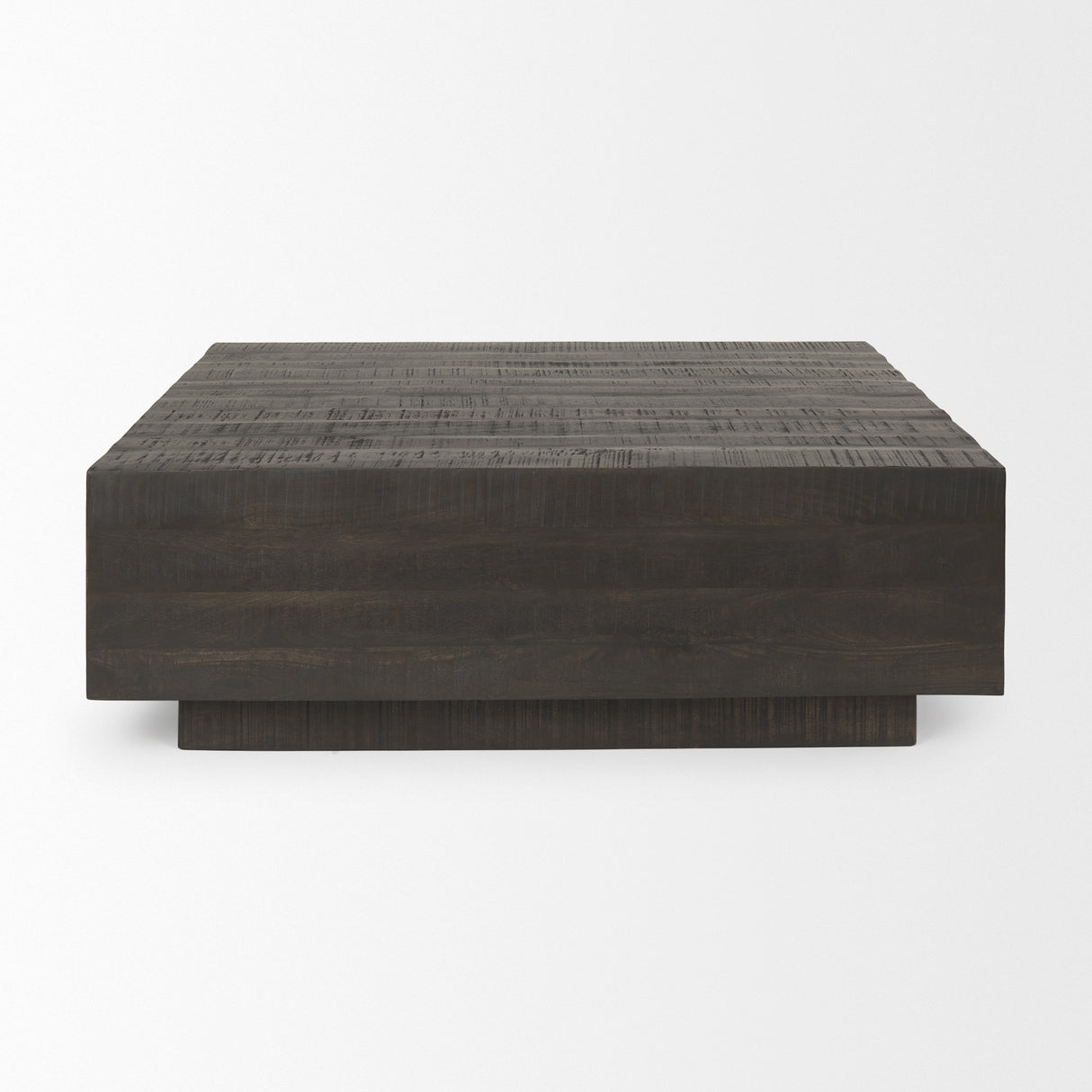 Hayden Dark Brown Wood Square Coffee Table from Mercana - Luna Furniture