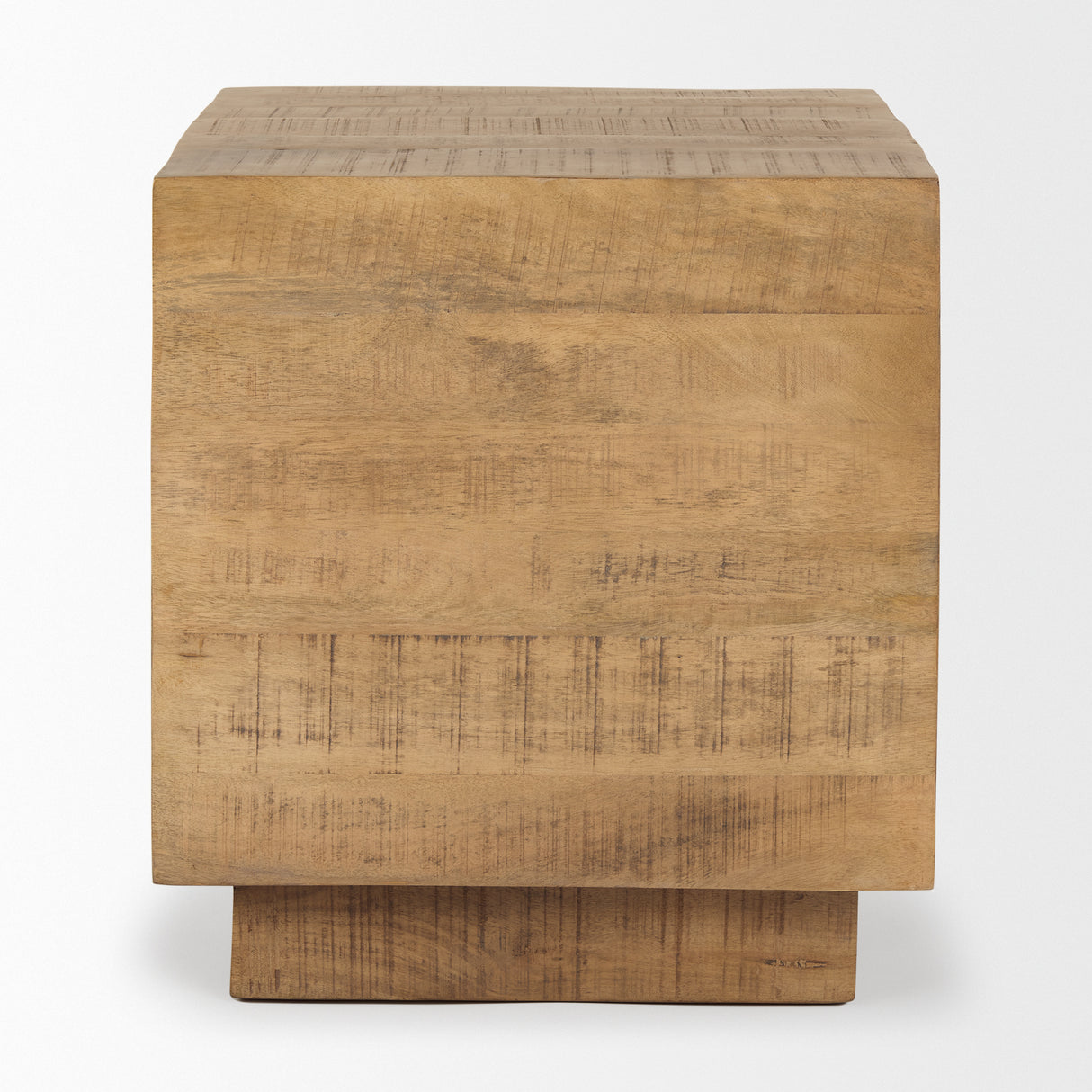 Hayden Light Brown Wood End/Side Table from Mercana - Luna Furniture