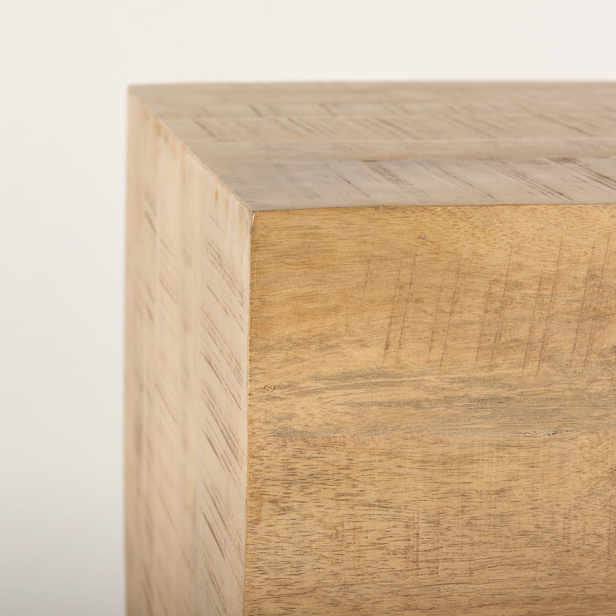 Hayden Light Brown Wood End/Side Table from Mercana - Luna Furniture