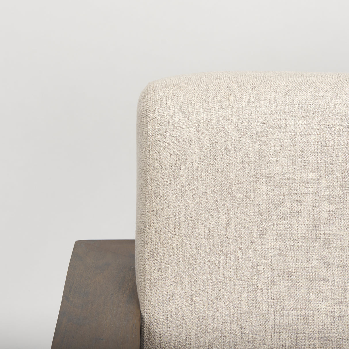 Sovereign Oatmeal Fabric Upholstered w/ Solid Wood Frame Accent Chair from Mercana - Luna Furniture