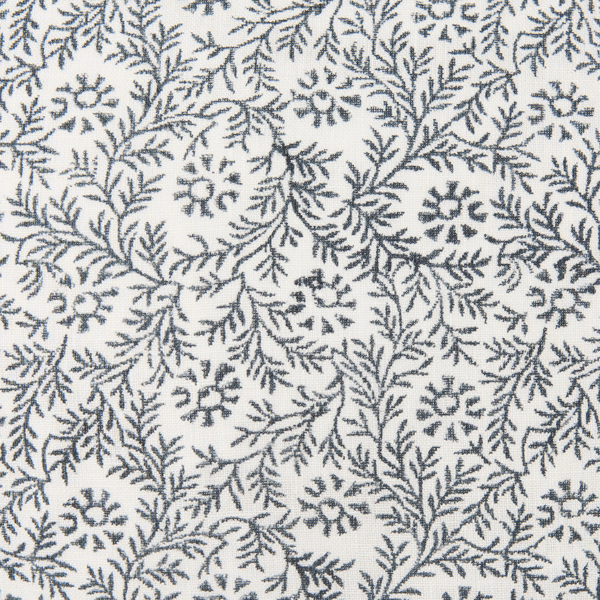 Jayne Cream w/ Indigo Print Linen Lumbar Decorative Pillow Cover from Mercana - Luna Furniture