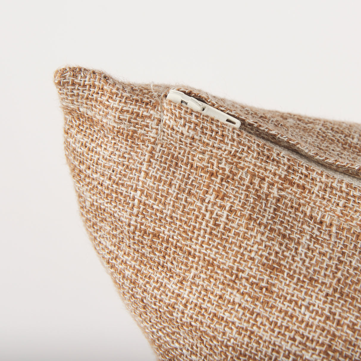 Jacklyn Brown Linen Square Decorative Pillow Cover from Mercana - Luna Furniture