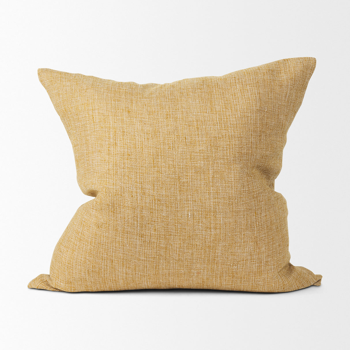Jacklyn Mustard Linen Square Decorative Pillow Cover from Mercana - Luna Furniture