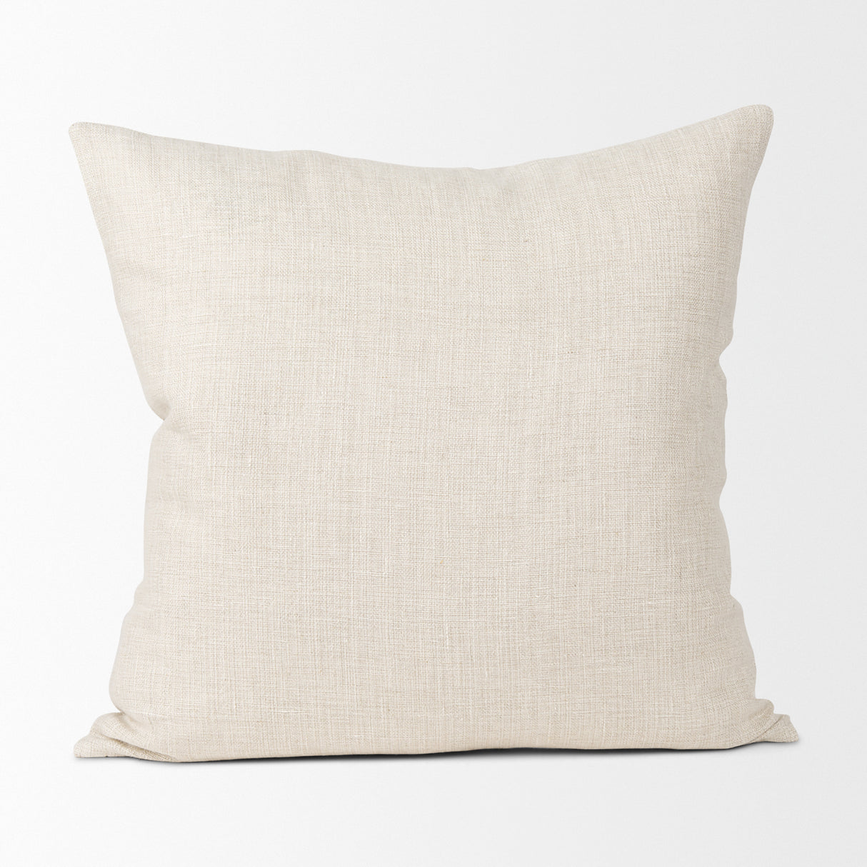 Jacklyn Cream Linen Square Decorative Pillow Cover from Mercana - Luna Furniture