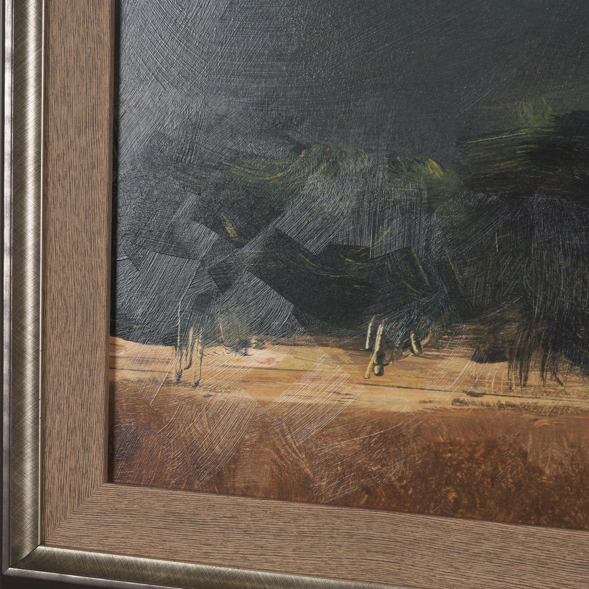 Rainy Landscape by Mercana Studio a Hand Embelished Textured Framed Art Print from Mercana - Luna Furniture
