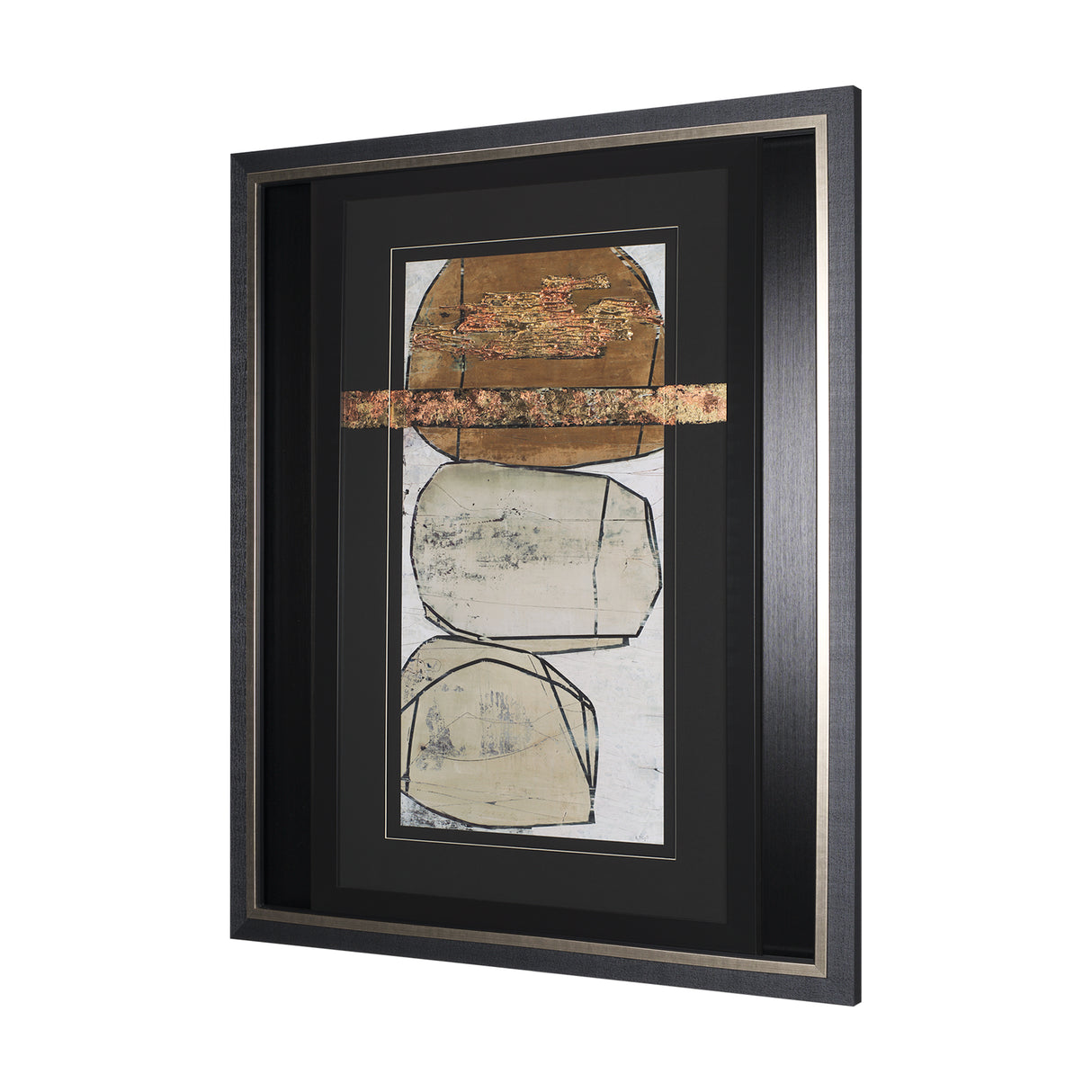 Dim Sum II by Nancy Ngo a Hand Embellished Textured Framed Art Print Matted under Glass from Mercana - Luna Furniture