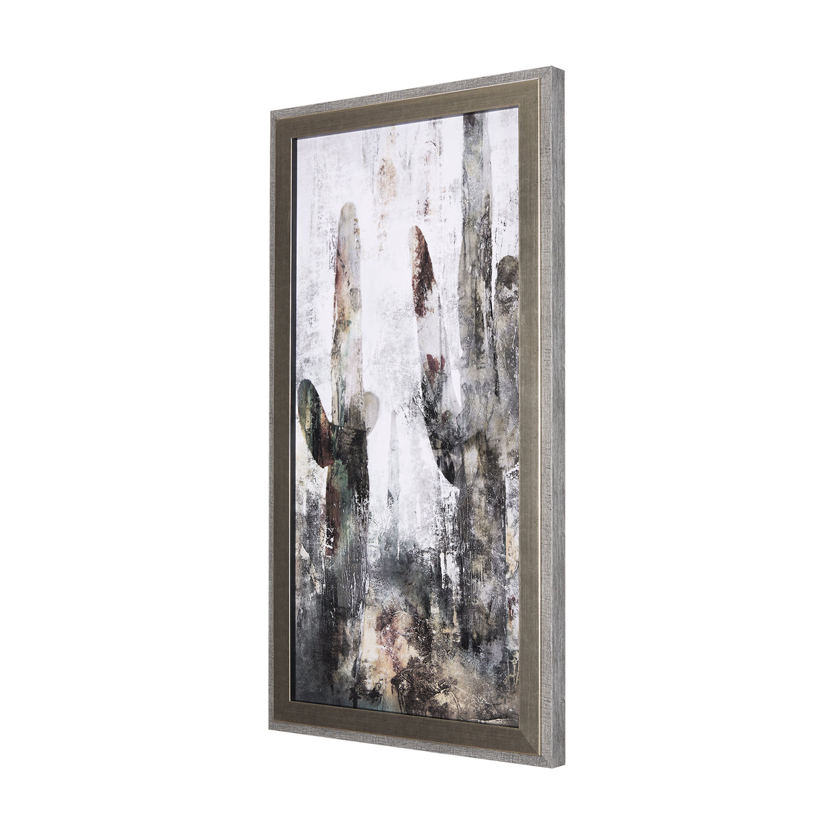 Saguaro Forest 31 by Scott Brems a Hand Embellished Textured Framed Art Print from Mercana - Luna Furniture